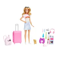 在飛比找蝦皮商城優惠-Mattel 新芭比旅行套裝 Barbie 芭比 娃娃 正版