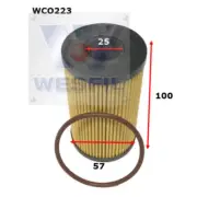 WCO223 - WESFIL OIL FILTER R2858P fits JAGUAR/ LANDROVER