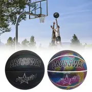 Holographic Glowing Reflective Basketball