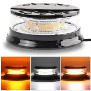 12Modes 24W-Beacon Roof Top Strobe Warning Flashing Rotating Amber Tractor.Light
