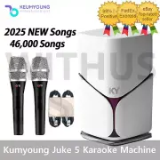 Kumyoung Juke 5 Korean Home Karaoke Machine System +Wired Mic +Remote+Song Book_