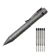 New Solid Aluminium Alloy Pocket Ball Pen Office Signature Pen Portable EDC Pen