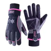 Ski Gloves Women Winter Waterproof Thermal Gloves Windproof Warm Touchscreen