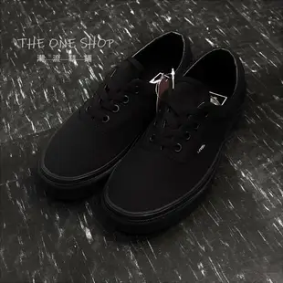 TheOneShop VANS ERA BLACK / BLACK 黑色 全黑 帆布 基本款 經典款 滑板鞋 VN000QFKBKA