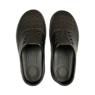 LOTTO樂得-義大利第一品牌 童款繽紛玩色 亮彩洞洞鞋 [LT1AKS3530] 黑 MIT台灣製造【巷子屋】
