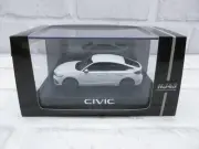 Honda Civic 1/43 Plastic Sample White Pearl Diecast Model Car Minicar