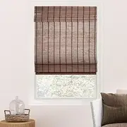 CHICOLOGY Home, Roman Bamboo Patio, Blinds, Window Shade, 34" W X 64" H, Bear