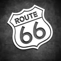 在飛比找蝦皮購物優惠-車貼斯凱迪拉克 車貼 美國66號公路Route66 車窗三角