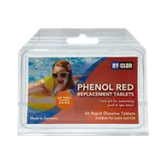 Hy-Clor Phenol Red Rapid Dissolve Tablets - 40 Pack