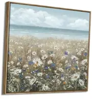 Framed Wall Art for Bedroom Decor Farmhouse Boho Beach Coastal Vintage Floral