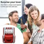 Deformation-resistant Bottle Opener with Counting Feature Magnetic Wall