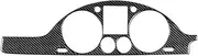 Compatible for VW -Passat B6 2006-2011 Carbon Fiber Speedometer Panel Decorative Cover Car Interior Accessories Sticker(Left Hand Drive)
