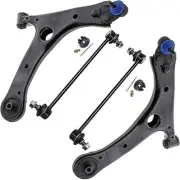 Front Lower Control Arms w/Ball Joints + Sway Bars for 2014-2019 Toyota Corolla (for: Toyota)