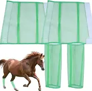 Horse Leg Guards - Breathable Fly Boots Horses Set, Four Reusable Fly Boots | Sturdy Fly Boots to Reduce Stomping and Minimize Leg Fatigue: Cozy and Long Lasting Protective Leg Guards for Horses