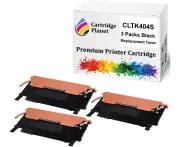 3 Pack Black Compatible Toner Cartridge for Samsung CLT-K404S SU113A (1,500 Pages) for Samsung SLC430 SLC430W SLC480 SLC480FW