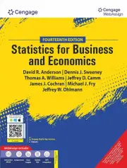 Statistics for Business & Economics by Anderson 14th INTL ED-FREE SHIP FROM USA