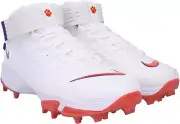 Clemson Tigers Team-Issued White Force Pro 2 Shark Nike Cleats from