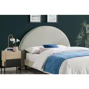Arch Bed Head Cloud Grey - Queen
