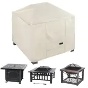 Fire Pit Cover Square 40 inch Waterproof Heavy Duty Patio Firepit Cover Squar...