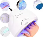 48W LED UV Nail Lamp Light Gel Polish Dryer Manicure Art Curing EU Plug D4B Y2D3