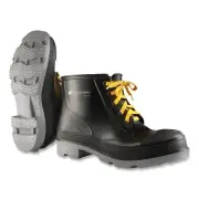 PolyGoliath Rubber Ankle Boots, Steel Toe, Men's 7, 6 in Lace-Up Boot,