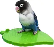 Bird Perch Stand for Cage | Leaves Shape Bird Stands for Parrots | Pet Supplies, Exercise Playing Chewing Perch for Macaws Sparrow Budgies Conures Cockatiels