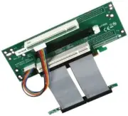 2U rackmount case riser card, one PCI Express X16 + 2 x 32-bit PCI slots