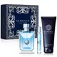 VERSACE 凡賽斯 經典 男性淡香水禮盒(淡香水100ML+淡香水10ML+沐浴精150ML)