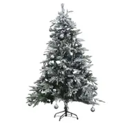 1.8m 6ft Christmas tree. Snowy Alaskan Fir. 800 tips Snow capped LED Lights