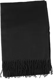 [AOKWAWALIY] 1pc Scarf Scarves Warm Shawl Wraps Women Scarves Women Shawl Cashmere Shawl Shawl Ladies Scarves Shawl Wraps for Women Shawl for Women Black Imitation Cashmere