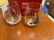 Lenox Grinchmas Stemless Wine Glasses, Set of 4