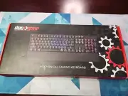 Deco Gear Mechanical Gaming Keyboard, RGB Back Lighting, Anti-Ghosting, Black