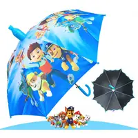 在飛比找蝦皮購物優惠-預購 卡通造型防水兒童雨傘 黑膠汪汪隊 兒童雨傘 中號兒童雨