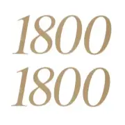 Crestliner Boat Decal Stickers | 1800 Gold 3 1/2 x 1 3/8 Inch (Pair)