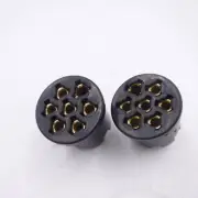 2 Pack Haldex B202610, 7-Way Pin Trailer Female Plug Adapter Insert