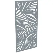 ProtectorAl 300-1200w x 1201-2400h Silver Brushed/Gloss White Jungle Unframed Composite Deco Panel