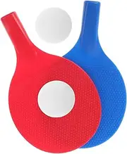 1 Set Pong Paddle Tennis Racket Table Tennis Paddles Badminton Pong Balls Table Tennis Bats Adults Table Tennis Bat Rounders Junior Cricket Bat Grip Pickleball Paddles Plastic