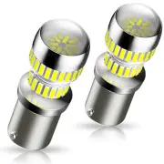 2pcs AUXITO 1157 BAY15D LED Reverse Backup Light Bulbs 6000K White 2800LM Bright (for: Renault)