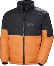 Helly Hansen Men's Standard Active Reversible Jacket, 606 Deep Fjord AOP, Medium