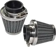 Baitaihem Pack of 2 Motorcycle POD Air Filter Dirt Pocket Bike ATV Pit Bike 35 38 39 40 42 46 48 50 52 54mm (46mm)