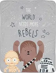 Lambs & Ivy Star Wars Rebels Baby Blanket - Gray