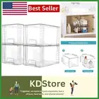 Elegant Stackable Storage Drawers - 4 Acrylic Bins for Easy Organization