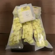 Lot of (150) Quick Splice Wire Cable Connectors Yellow 12-10 AWG Wire Gage