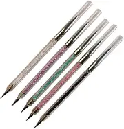 Vaguelly 1 Set Double Head Nail Art Brush Durable Manicure Tools for DIY Nail Painting Lightweight Design for Home and Professional Use