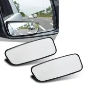 2 PCS Car Rearview Mirror, Waterproof HD Glass Adjustable Vehicle Reversing