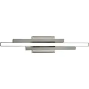 AFX Inc. IDRV2405LAJUDSN Indra Bathroom Vanity Light Satin Nickel