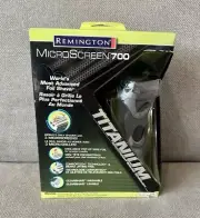 Remington MS-5100 Titanium MicroScreen 700 Rechargeable Foil Shaver Razor - NEW!