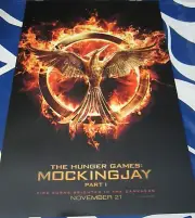 Hunger Games Mockingjay Part 1 movie set of 2 2014 SDCC mini 13x20 promo posters