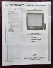 Sams Photofact 4173 Service Manual for GE 20GT361TX2 (Chassis CTC175K2)