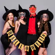 2 Pcs Performance Props Mask Decors Makeup Party Creepy Miss